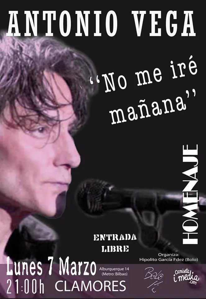 Homenaje a Antonio Vega en Sala Clamores