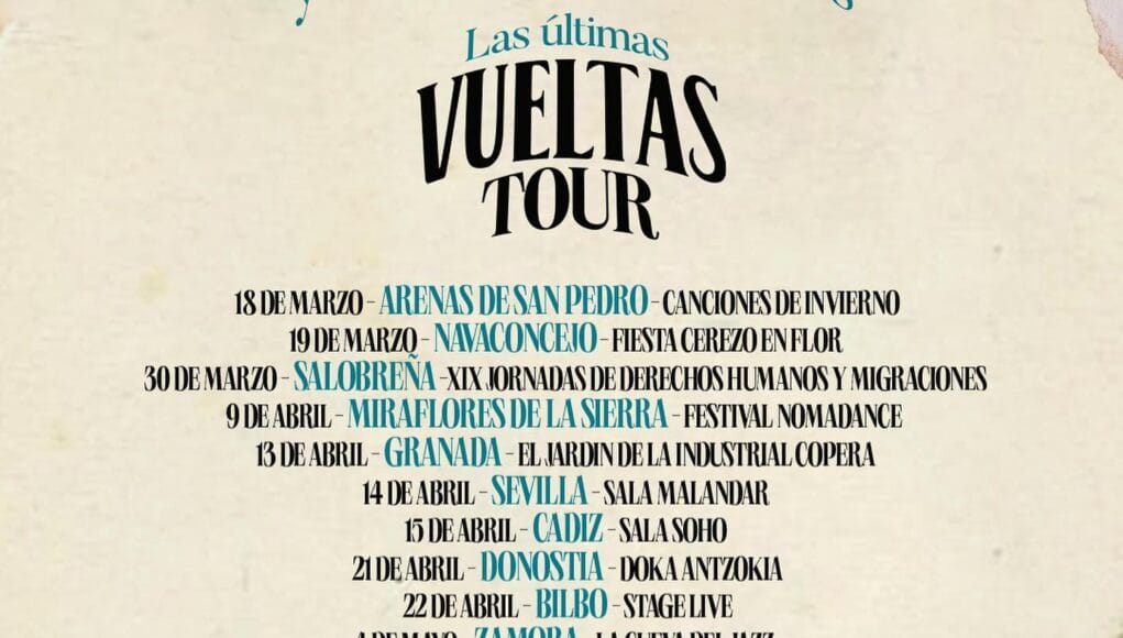 Gira despedida Vueltas - Pedro Pastor